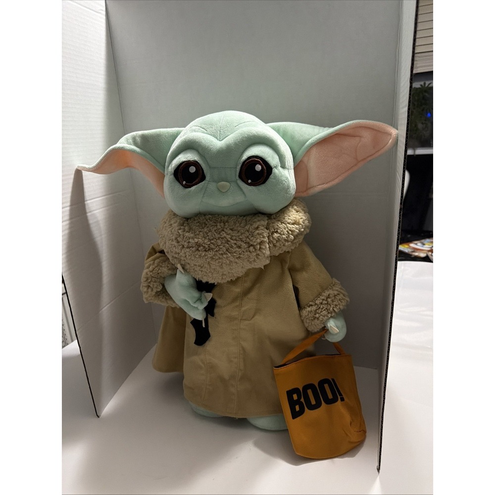 Star Wars Mandalorian Grogu Halloween Plush The Child 19 Inch Boo Bag Bat